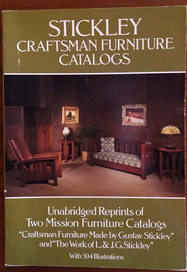Stickley Craftsman Furniture Catalogs Turn of the Century Editions