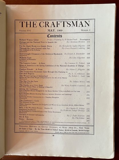 The Craftsman - May 1909 - Image 2
