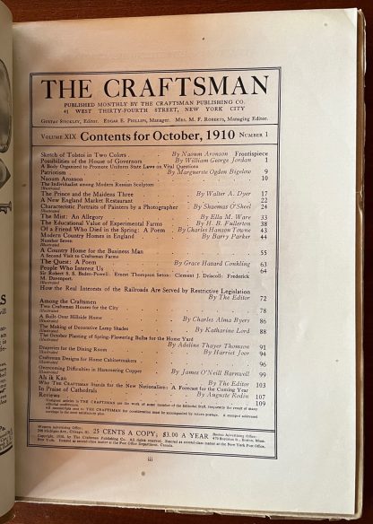 The Craftsman - October 1910 - Image 2