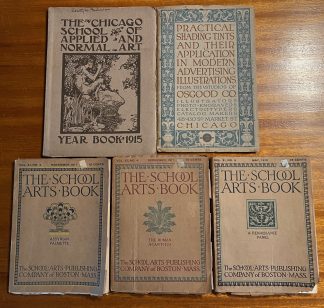 Several Period Art Instruction Books